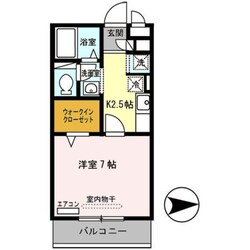 八戸ノ里駅 徒歩4分 3階の物件間取画像